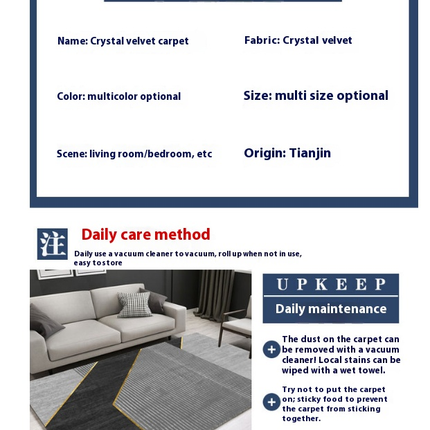 Indoor Floor Carpet Modern Geometric Decor Carpets Area Rug for Living Room Washable Rug 1