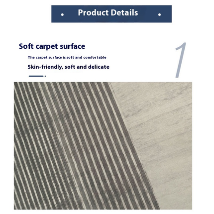 Indoor Floor Carpet Modern Geometric Decor Carpets Area Rug for Living Room Washable Rug
