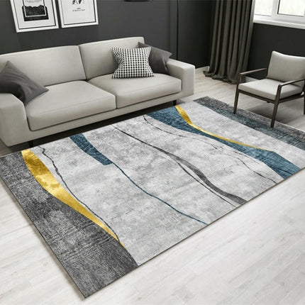 Indoor Floor Carpet Modern Geometric Decor Carpets Area Rug for Living Room Washable Rug