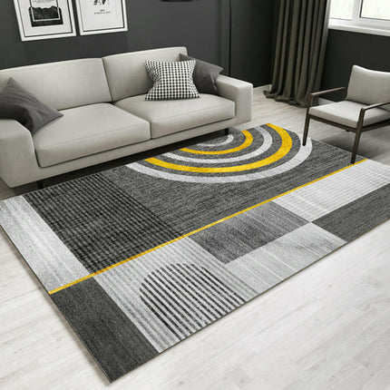 Indoor Floor Carpet Modern Geometric Decor Carpets Area Rug for Living Room Washable Rug