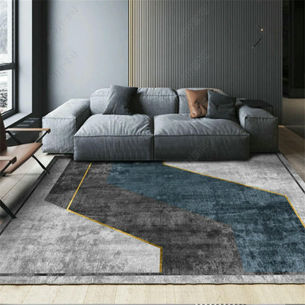 Washable Rug Marble Rugs for Entryway Bedroom Living Room, Modern Geometric Area Rugs