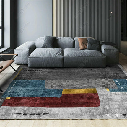 Washable Rug Marble Rugs for Entryway Bedroom Living Room, Modern Geometric Area Rugs