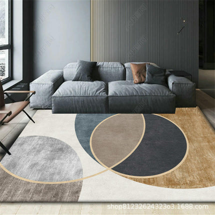 Washable Rug Marble Rugs for Entryway Bedroom Living Room, Modern Geometric Area Rugs