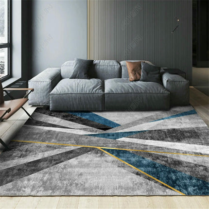 Washable Rug Marble Rugs for Entryway Bedroom Living Room, Modern Geometric Area Rugs