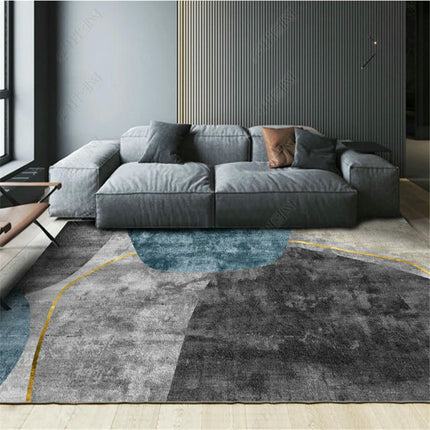 Washable Rug Marble Rugs for Entryway Bedroom Living Room, Modern Geometric Area Rugs