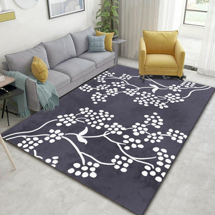 Indoor Floor Rug for Home Decor Rugs for Bedroom Living Room, Plants and Flowers Area Rugs