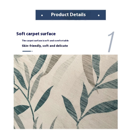 Indoor Floor Rug for Home Decor Rugs for Bedroom Living Room, Plants and Flowers Area Rugs