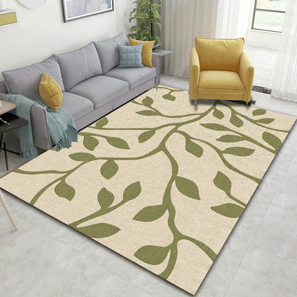 Indoor Floor Rug for Home Decor Rugs for Bedroom Living Room, Plants and Flowers Area Rugs