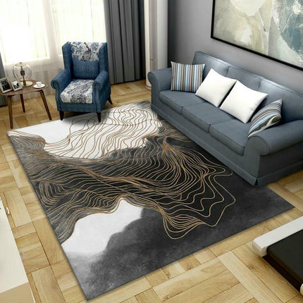 Indoor Floor Rug for Light Luxury Home Decor Rugs for Bedroom Living Room Abstract Area Rugs