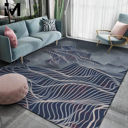 Indoor Floor Rug for Light Luxury Home Decor Rugs for Bedroom Living Room Abstract Area Rugs