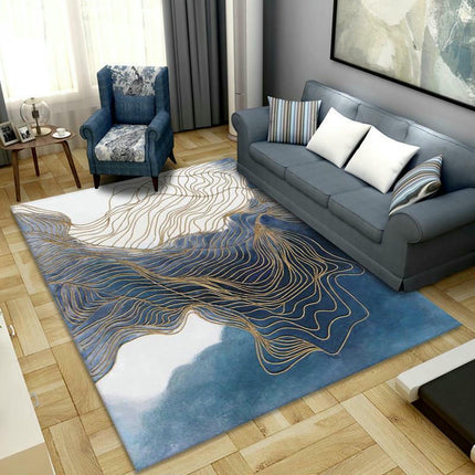 Indoor Floor Rug for Light Luxury Home Decor Rugs for Bedroom Living Room Abstract Area Rugs