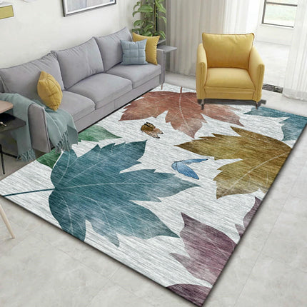 Rug for Living Room Bedroom Plants and Flowers Modern Home Decor Indoor Area Rug