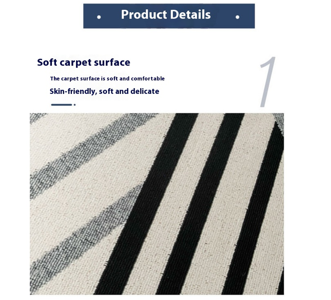 Light Luxury Simple Home Decor Area Rug Large Area Rugs for Living Room Modern Carpet 1