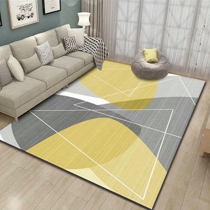 Modern Simple Style Carpet for Living Room Light Luxury Geometric Bedroom Large Rugs 1