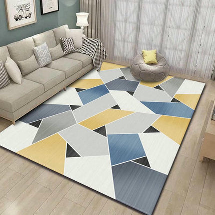 Modern Simple Style Carpet for Living Room Light Luxury Geometric Bedroom Large Rugs 1