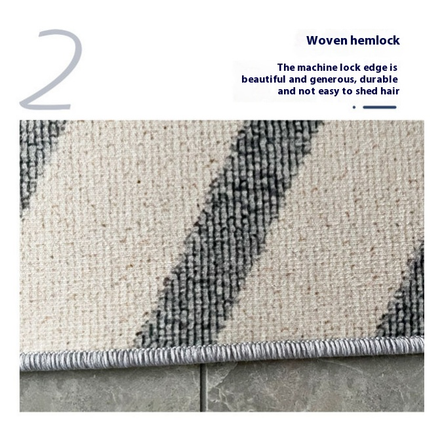 Modern Simple Style Carpet for Living Room Light Luxury Geometric Bedroom Large Rugs
