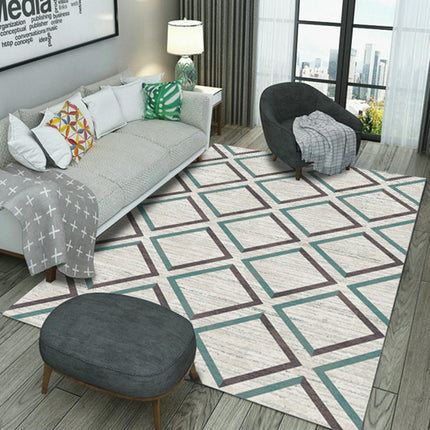 Color Geometric Carpet Large Floor Rugs Indoor Area Rug for Living Room Bedroom