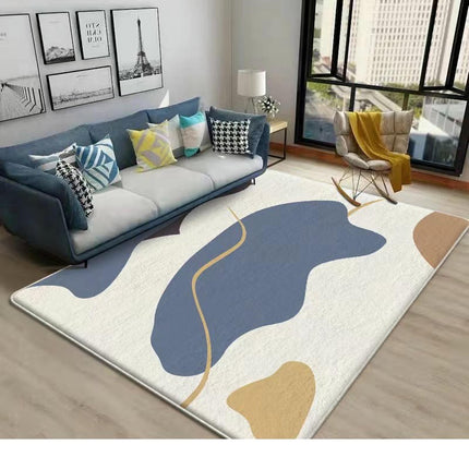 Modern Abstract Carpet Color Large Floor Rugs Indoor Non-Slip Area Rug for Living Room