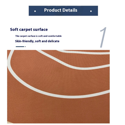 Modern Abstract Carpet Color Large Floor Rugs Indoor Non-Slip Area Rug for Living Room