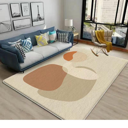 Modern Abstract Carpet Color Large Floor Rugs Indoor Non-Slip Area Rug for Living Room