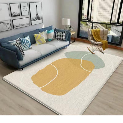 Modern Abstract Carpet Color Large Floor Rugs Indoor Non-Slip Area Rug for Living Room