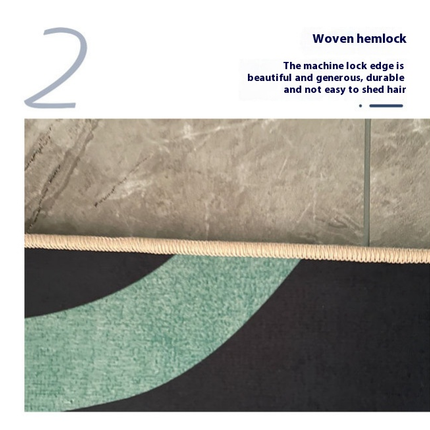 Area Rug, Modern Abstract Art Large Rugs, Non-Slip Washable Rug for Living Room Bedroom