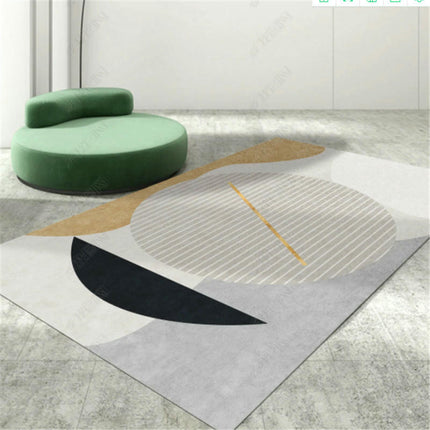 Area Rug, Modern Abstract Art Large Rugs, Non-Slip Washable Rug for Living Room Bedroom