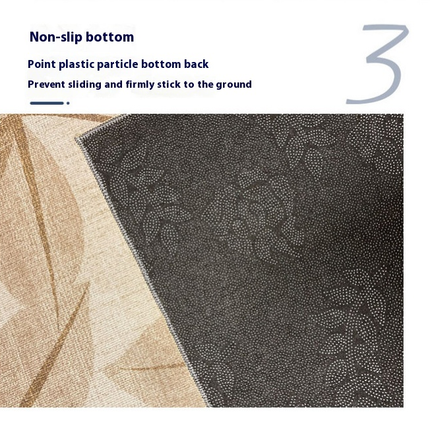 leaf Area Rug, Modern Large Rugs, Non-Slip Washable Rug for Living Room Bedroom