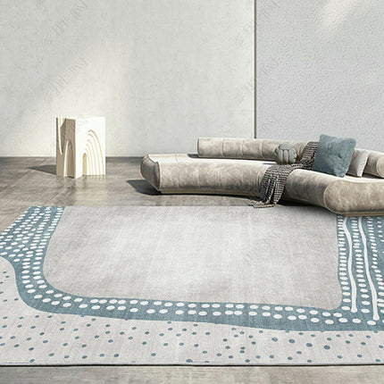 Modern Art Washable Rugs Area Rugs for Living Room Non-Slip Rug Floor Mat Carpet for Dining