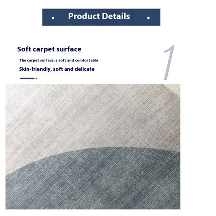 Modern Art Washable Rugs Area Rugs for Living Room Non-Slip Rug Floor Mat Carpet for Dining