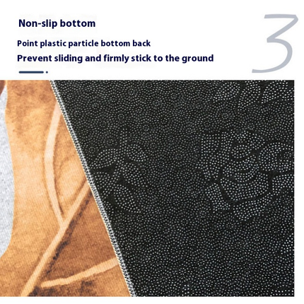 Area Rugs for Living Room Modern Art Washable Rugs Non-Slip Rug leaf Carpet
