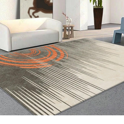 Abstract Art Area Rug, Modern Decor Printed Rug,Non-Slip Large Carpet for Bedroom Living Room