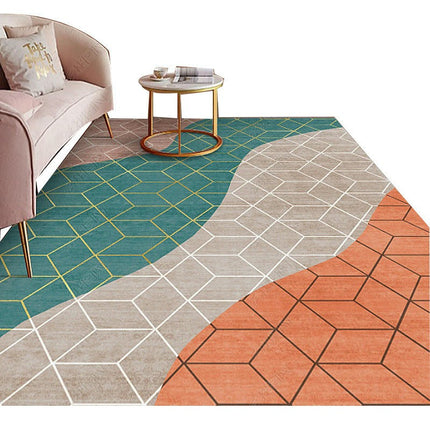 Carpet Modern Abstract Indoor Area Rug for Living Room, Bedroom, Dining Room, and Kitchen