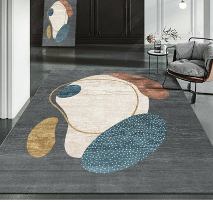 Large Area Rug Light Luxury Large Area Rugs for Living Room Abstract Indoor Rug