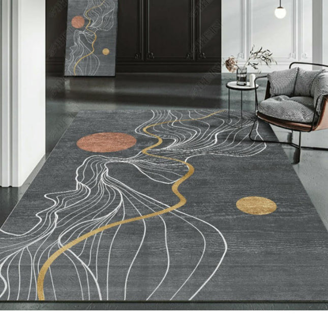 Large Area Rug Light Luxury Large Area Rugs for Living Room Abstract Indoor Rug