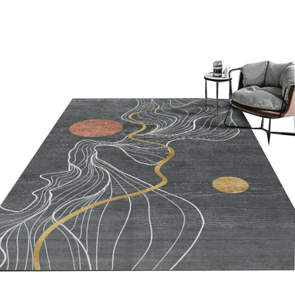 Large Area Rug Light Luxury Large Area Rugs for Living Room Abstract Indoor Rug