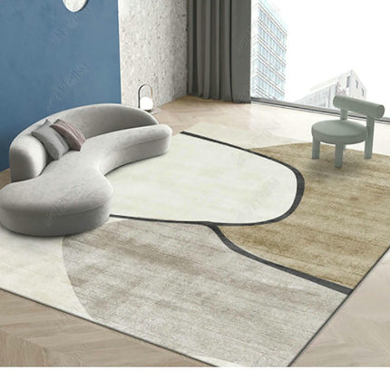 Extra Soft Area Rug-Rugs for Living Room Non Slip Rug-Machine Washable Carpets Room Decor-Abstract Rugs