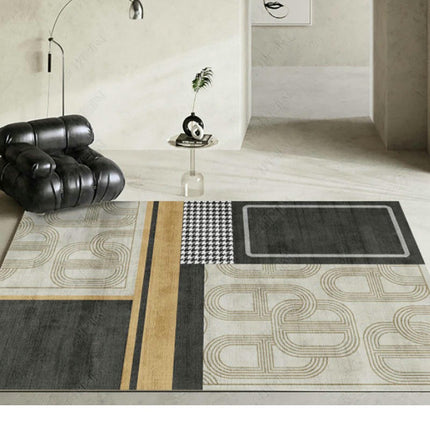 Extra Soft Area Rug-Rugs for Living Room Non Slip Rug-Machine Washable Carpets Room Decor-Abstract Rugs