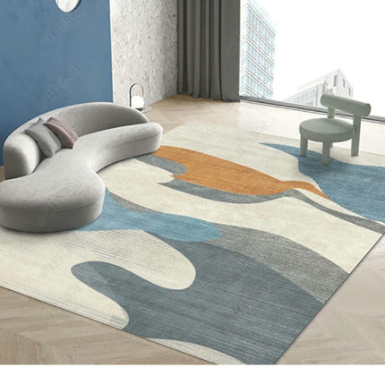 Extra Soft Area Rug-Rugs for Living Room Non Slip Rug-Machine Washable Carpets Room Decor-Abstract Rugs