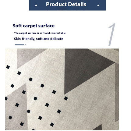 Low-Pile Area Rugs Living Room Rugs Washable Rugs Abstract Geometric Area Rug Soft Carpet