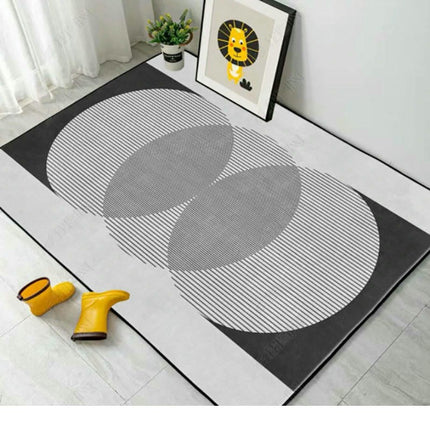 Abstract Art Soft Carpet Area Rug for Living Room Modern Geometry Large Rugs