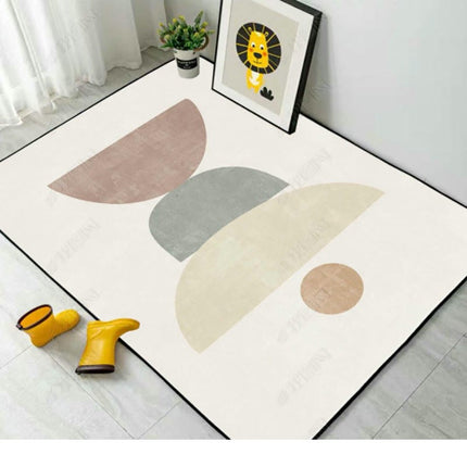 Abstract Art Soft Carpet Area Rug for Living Room Modern Geometry Large Rugs