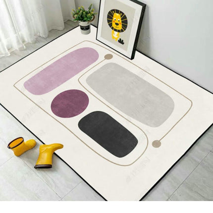 Abstract Art Soft Carpet Area Rug for Living Room Modern Geometry Large Rugs