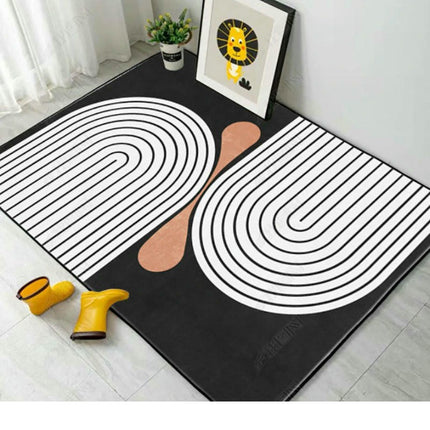 Abstract Art Soft Carpet Area Rug for Living Room Modern Geometry Large Rugs