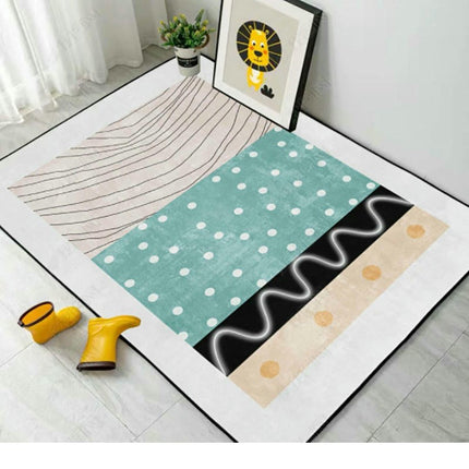 Abstract Art Soft Carpet Area Rug for Living Room Modern Geometry Large Rugs