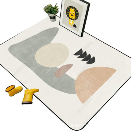 Abstract Art Soft Carpet Area Rug for Living Room Modern Geometry Large Rugs