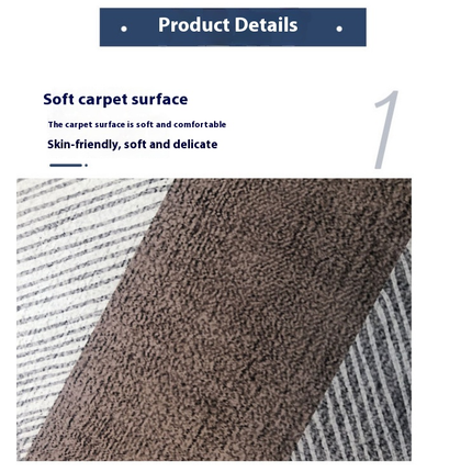 Light Luxury Large Area Rugs for Living Room Indoor Low-Pile Rug Carpet for Dining Room Office
