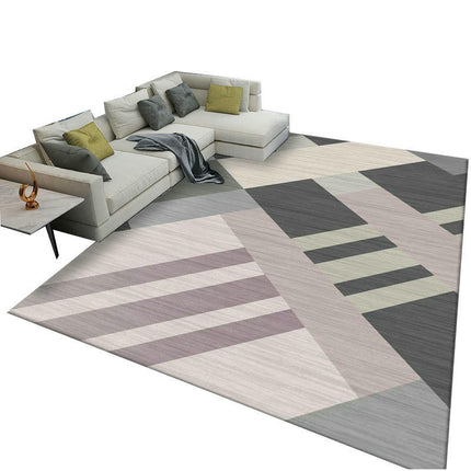 Light Luxury Large Area Rugs for Living Room Indoor Low-Pile Rug Carpet for Dining Room Office