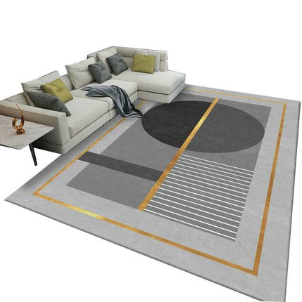 Indoor Low-Pile Rug Carpet for Dining Room Modern Simple Large Area Rugs for Living Room