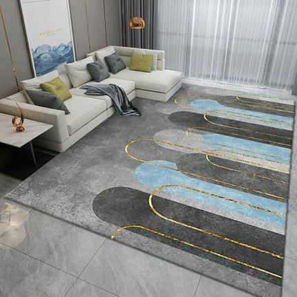 Indoor Low-Pile Rug Carpet for Dining Room Modern Simple Large Area Rugs for Living Room